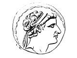 Coin of Antiochus V Eupator 164-162 BC